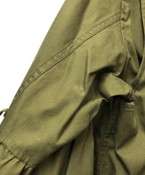 MUVEIL Work（ミュベールワーク）MUVEIL WORK (ミュベールワーク) ミリタリージャケット グリーン サイズ:38の古着・服飾アイテム