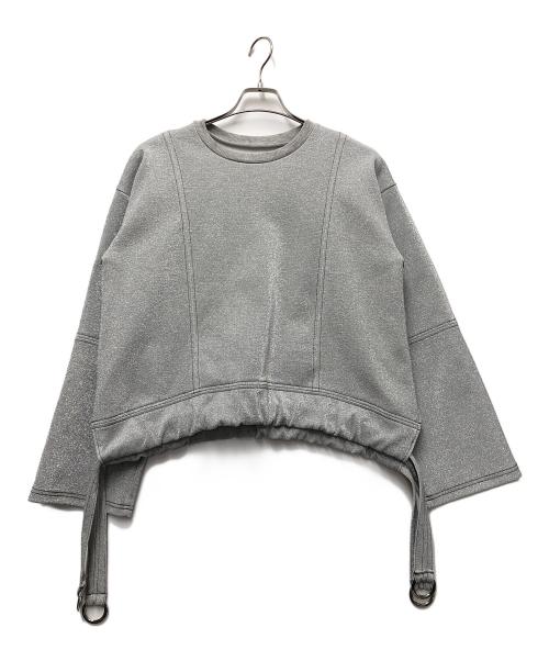 MAISON SPECIAL（メゾンスペシャル）MAISON SPECIAL (メゾンスペシャル) ヘムギャザートップス シルバー サイズ:FREEの古着・服飾アイテム