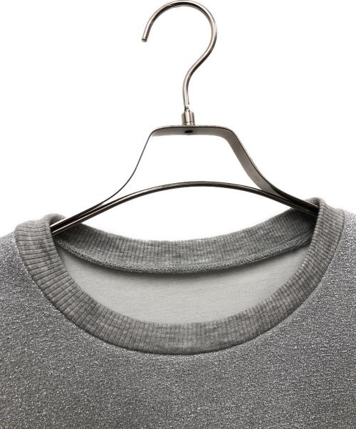 MAISON SPECIAL（メゾンスペシャル）MAISON SPECIAL (メゾンスペシャル) ヘムギャザートップス シルバー サイズ:FREEの古着・服飾アイテム