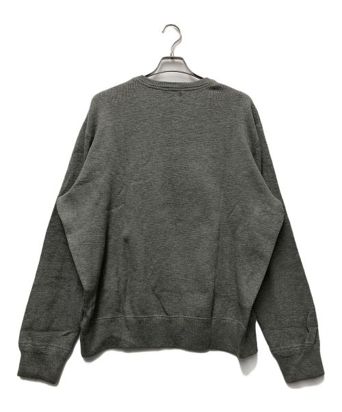 POLO RALPH LAUREN（ポロ・ラルフローレン）POLO RALPH LAUREN (ポロ・ラルフローレン) クルーネックニット グレー×ブラック サイズ:XXLの古着・服飾アイテム