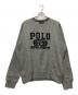 POLO RALPH LAUREN（ポロ・ラルフローレン）の古着「クルーネックニット」｜グレー×ブラック