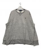 POLO RALPH LAURENポロ・ラルフローレン）の古着「クルーネックスウェット」｜グレー