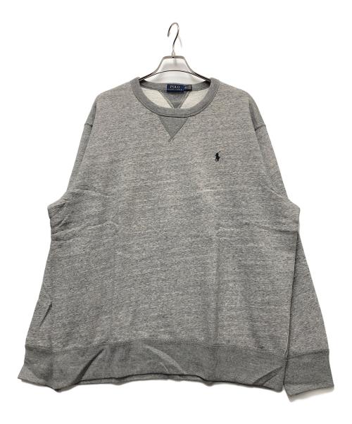 POLO RALPH LAUREN（ポロ・ラルフローレン）POLO RALPH LAUREN (ポロ・ラルフローレン) クルーネックスウェット グレー サイズ:XXLの古着・服飾アイテム