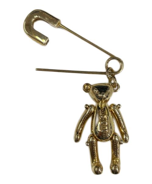 AMBUSH（アンブッシュ）AMBUSH (アンブッシュ) TEDDY BEAR CHARM EARRING(ピアス) ゴールドカラーの古着・服飾アイテム