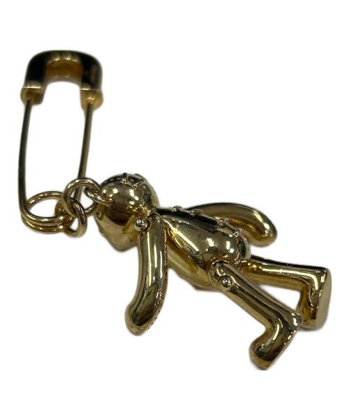 AMBUSH（アンブッシュ）AMBUSH (アンブッシュ) TEDDY BEAR CHARM EARRING(ピアス) ゴールドカラーの古着・服飾アイテム