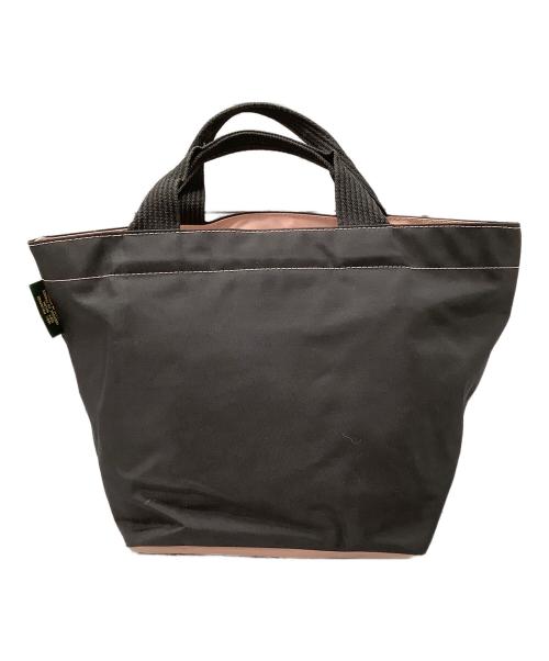 Herve Chapelier（エルベシャプリエ）Herve Chapelier (エルベシャプリエ) ナイロン舟型トートM ブラック×ピンクの古着・服飾アイテム
