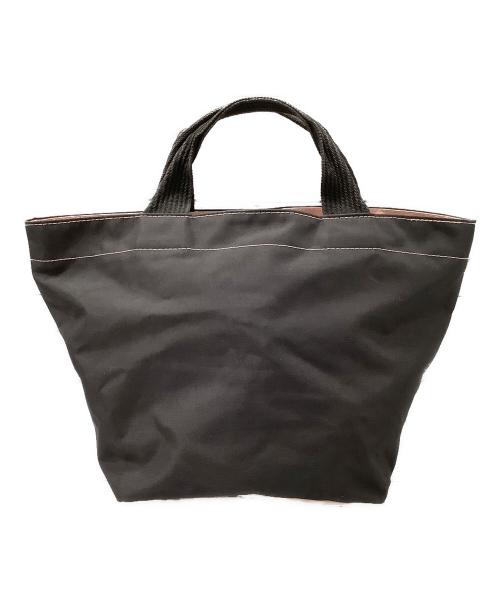 Herve Chapelier（エルベシャプリエ）Herve Chapelier (エルベシャプリエ) ナイロン舟型トートM ブラック×ピンクの古着・服飾アイテム