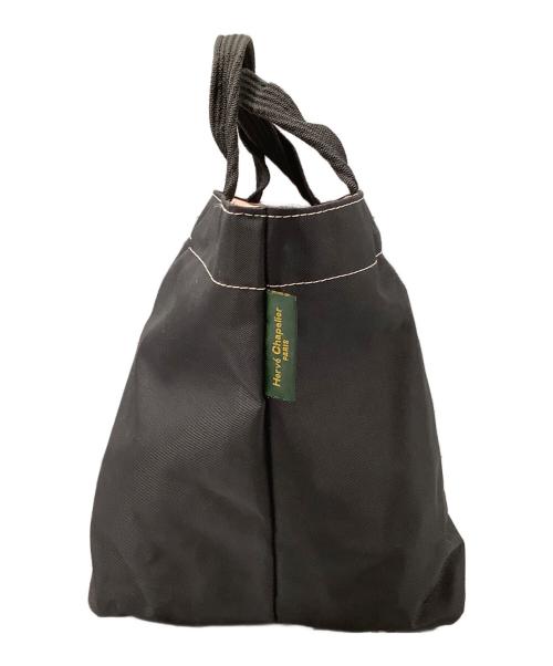 Herve Chapelier（エルベシャプリエ）Herve Chapelier (エルベシャプリエ) ナイロン舟型トートM ブラック×ピンクの古着・服飾アイテム