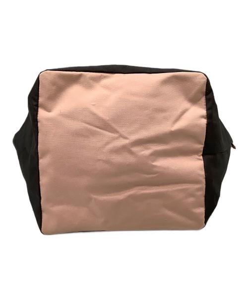 Herve Chapelier（エルベシャプリエ）Herve Chapelier (エルベシャプリエ) ナイロン舟型トートM ブラック×ピンクの古着・服飾アイテム