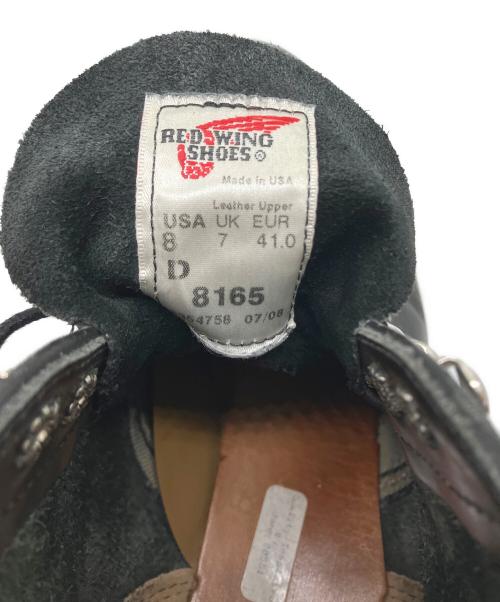 RED WING（レッドウィング）RED WING (レッドウィング) ワークブーツ ブラック サイズ:8の古着・服飾アイテム