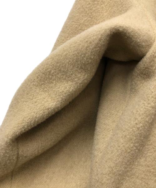 DANTON（ダントン）DANTON (ダントン) WOOL LIGHT PILE ノーカラーロングコート ベージュ サイズ:不明の古着・服飾アイテム
