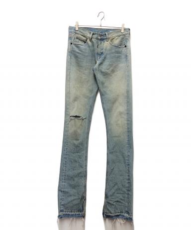 中古・古着通販】OFFWHITE (オフホワイト) バイアスデニムパンツ