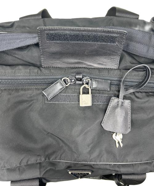 PRADA（プラダ）PRADA (プラダ) ボストンバッグ ブラックの古着・服飾アイテム