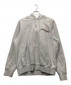 stussyステューシー）の古着「プルオーバーパーカー」｜グレー