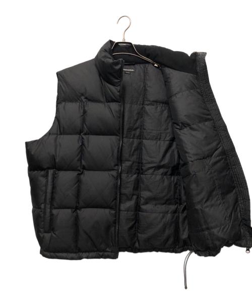 thisisneverthat（ディスイズネバーザット）thisisneverthat (ディスイズネバーザット) ダウンベスト ブラック サイズ:Mの古着・服飾アイテム