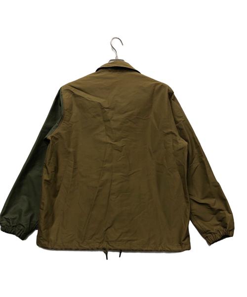 POLeR（ポーラー）POLeR (ポーラー) コーチジャケット ブラウン×グリーン サイズ:Mの古着・服飾アイテム