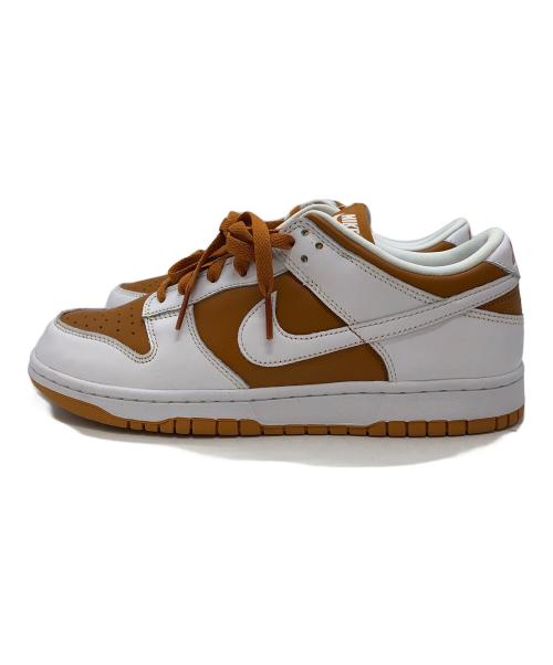 NIKE（ナイキ）NIKE (ナイキ) DUNK LOW QS ブラウン×ホワイト サイズ:26.5の古着・服飾アイテム