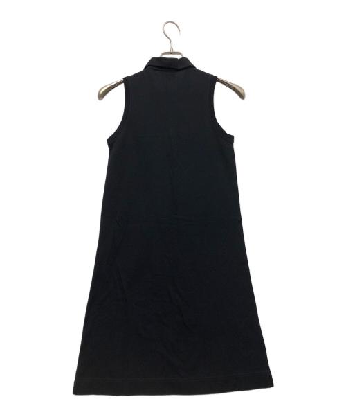 LACOSTE（ラコステ）LACOSTE (ラコステ) ノースリーブポロワンピース ブラック サイズ:38の古着・服飾アイテム