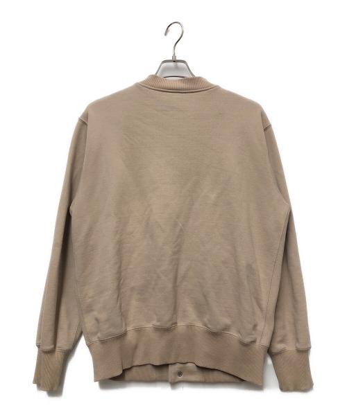 Schott（ショット）Schott (ショット) スナップスウェットカーディガン ブラウン サイズ:Mの古着・服飾アイテム
