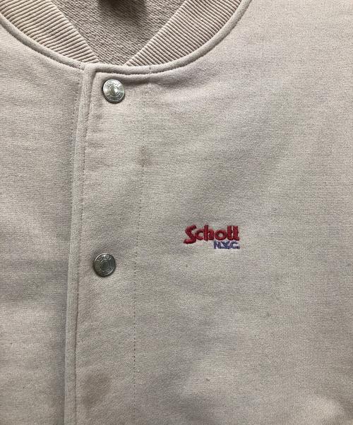 Schott（ショット）Schott (ショット) スナップスウェットカーディガン ブラウン サイズ:Mの古着・服飾アイテム