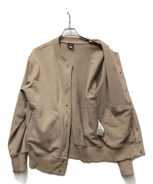 Schott（ショット）Schott (ショット) スナップスウェットカーディガン ブラウン サイズ:Mの古着・服飾アイテム