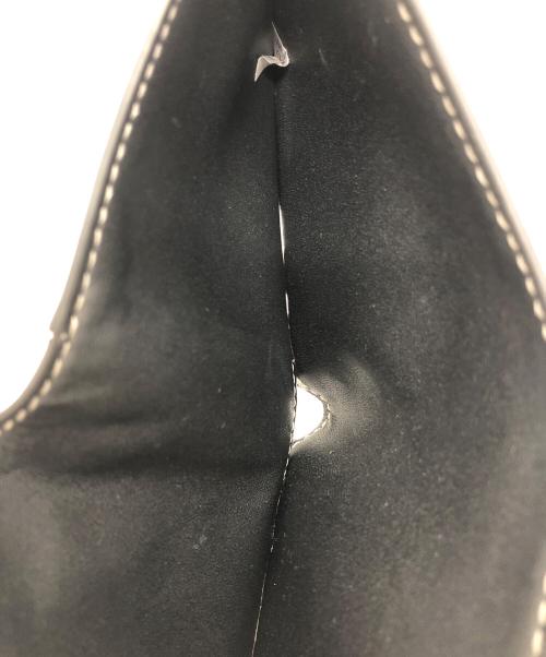 COACH（コーチ）COACH (コーチ) シグネチャーモノグラムプリント　2つ折り財布 ブラック×ブラウンの古着・服飾アイテム