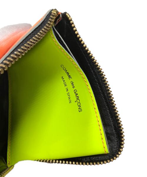 COMME des GARCONS（コムデギャルソン）COMME des GARCONS (コムデギャルソン) スーパーフロー　コインケース オレンジ×ピンクの古着・服飾アイテム