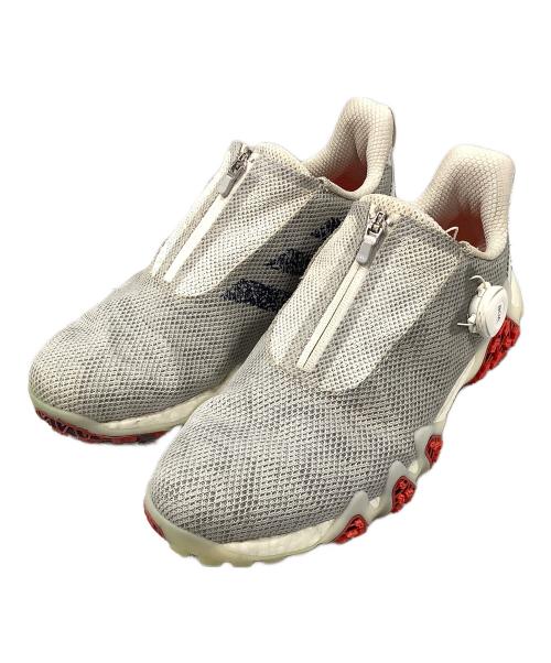 adidas（アディダス）adidas (アディダス) ゴルフシューズ グレー×ホワイト サイズ:JP265の古着・服飾アイテム