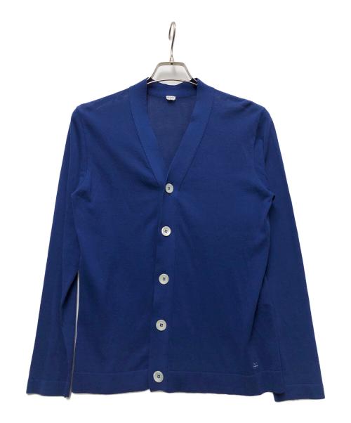 45R（フォーティファイブ・アール）45R (フォーティファイブ・アール) コットンカーディガン ブルー サイズ:1の古着・服飾アイテム
