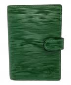 LOUIS VUITTONルイ ヴィトン）の古着「アジェンダMM エピ　手帳カバー」｜グリーン