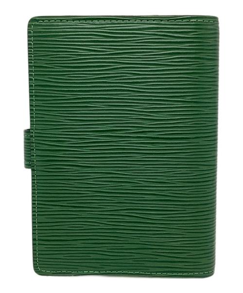 LOUIS VUITTON（ルイ ヴィトン）LOUIS VUITTON (ルイ ヴィトン) アジェンダMM エピ　手帳カバー グリーンの古着・服飾アイテム
