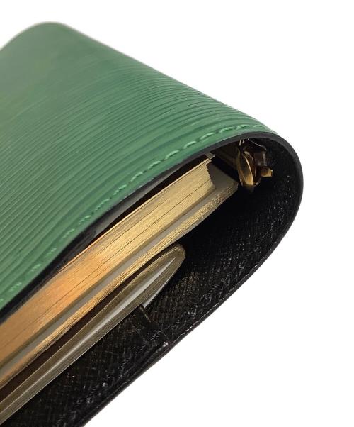 LOUIS VUITTON（ルイ ヴィトン）LOUIS VUITTON (ルイ ヴィトン) アジェンダMM エピ　手帳カバー グリーンの古着・服飾アイテム