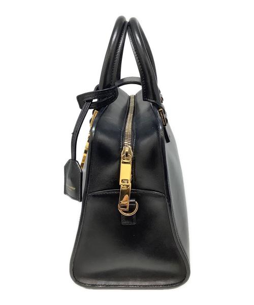 Saint Laurent Paris（サンローランパリ）Saint Laurent Paris (サンローランパリ) ベイビーカバスハンドバッグ ブラックの古着・服飾アイテム