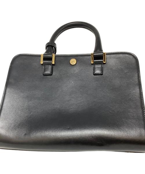 Saint Laurent Paris（サンローランパリ）Saint Laurent Paris (サンローランパリ) ベイビーカバスハンドバッグ ブラックの古着・服飾アイテム