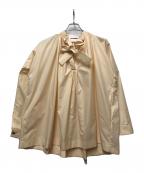 JIL SANDERジルサンダー）の古着「ボウタイブラウス」｜イエロー