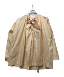JIL SANDER（ジルサンダー）の古着「ボウタイブラウス」｜イエロー