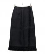 AURALEEオーラリー）の古着「スカート」｜ブラック