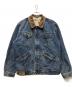 Marlboro Classics（マルボロクラッシクス）の古着「デニムジャケット」｜ブルー×ブラウン