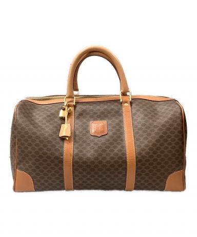 【週末セール】セリーヌ マカダム M14 ボストンバッグ 中古・古着通販】CELINE (セリーヌ) マカダムM14 ボストンバッグ