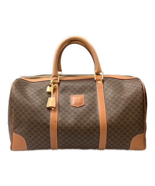 CELINE（セリーヌ）CELINE (セリーヌ) マカダムM14 ボストンバッグ ブラウンの古着・服飾アイテム