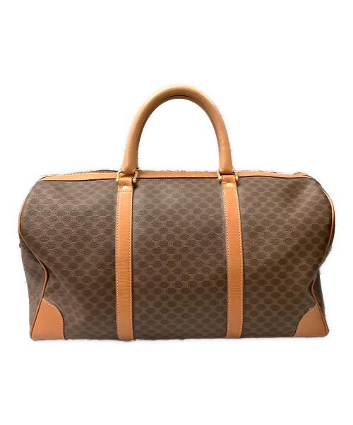 CELINE（セリーヌ）CELINE (セリーヌ) マカダムM14 ボストンバッグ ブラウンの古着・服飾アイテム