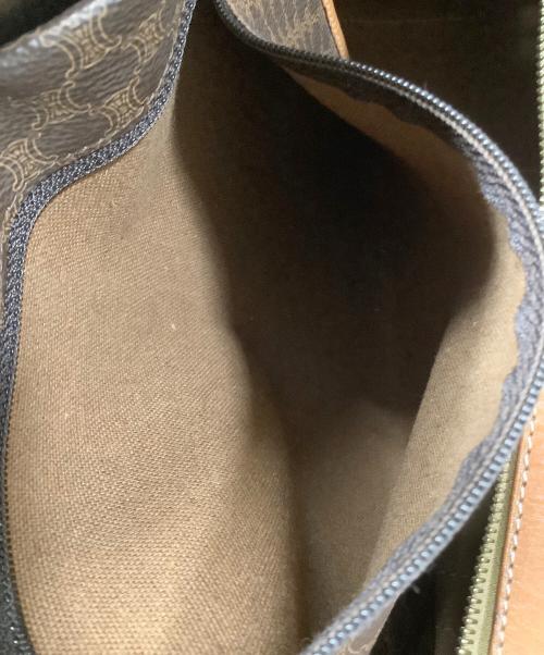 CELINE（セリーヌ）CELINE (セリーヌ) マカダムM14 ボストンバッグ ブラウンの古着・服飾アイテム