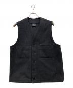 SHIPSシップス）の古着「ウール/カシミヤ オーバーベスト」｜グレー