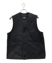 SHIPS（シップス）の古着「ウール/カシミヤ オーバーベスト」｜グレー