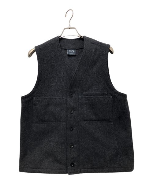 SHIPS（シップス）SHIPS (シップス) ウール/カシミヤ オーバーベスト グレー サイズ:Mの古着・服飾アイテム