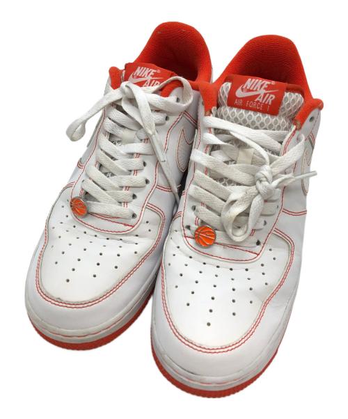 NIKE（ナイキ）NIKE (ナイキ) Air Force 1 Low '07 ホワイト×オレンジ サイズ:28.5の古着・服飾アイテム
