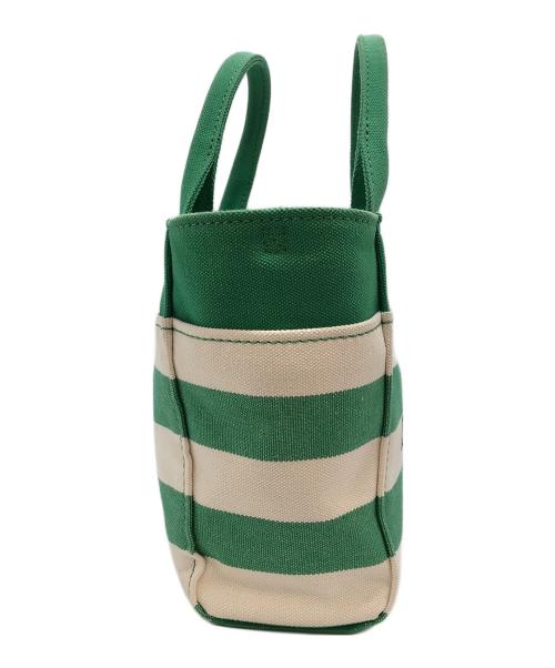 Kate Spade（ケイトスペード）Kate Spade (ケイトスペード) ジェットニューキャンバススモールトート　2WAYバッグ グリーンの古着・服飾アイテム
