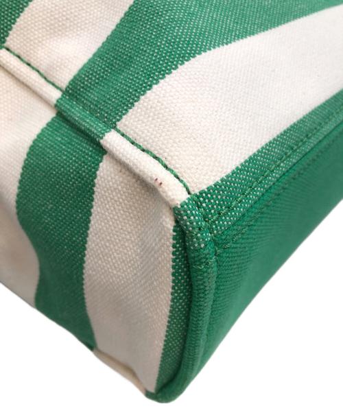 Kate Spade（ケイトスペード）Kate Spade (ケイトスペード) ジェットニューキャンバススモールトート　2WAYバッグ グリーンの古着・服飾アイテム