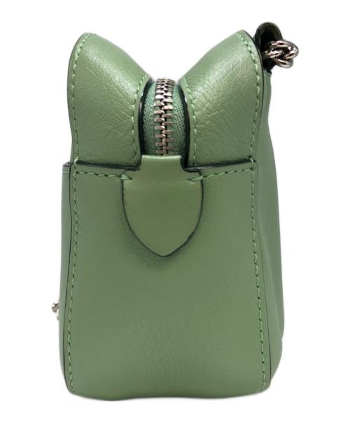 J&M DAVIDSON（ジェイ＆エム デヴィッドソン）J&M DAVIDSON (ジェイ＆エム デヴィッドソン) チェーンペブルミニバッグ グリーンの古着・服飾アイテム