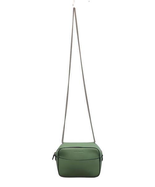 J&M DAVIDSON（ジェイ＆エム デヴィッドソン）J&M DAVIDSON (ジェイ＆エム デヴィッドソン) チェーンペブルミニバッグ グリーンの古着・服飾アイテム